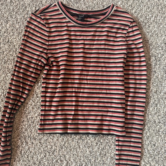 Forever 21 Long Sleeve Strip Shirt - Picture 4 of 5